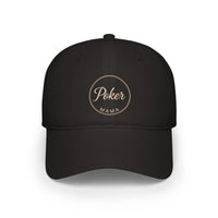 Load image into Gallery viewer, Poker Mama Low Profile Baseball Cap — Embroidered Poker Mama Hat