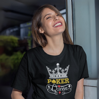 Load image into Gallery viewer, Poker Queen - Classic Womens Poker T-shirt