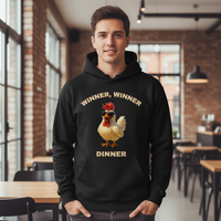 Load image into Gallery viewer, Funky Chicken Poker Themed T-Shirt – Winner Winner Chicken Dinner Design