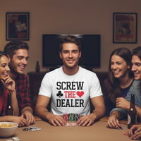 Load image into Gallery viewer, Screw The Dealer - Heavyweight Unisex Crewneck T-shirt |